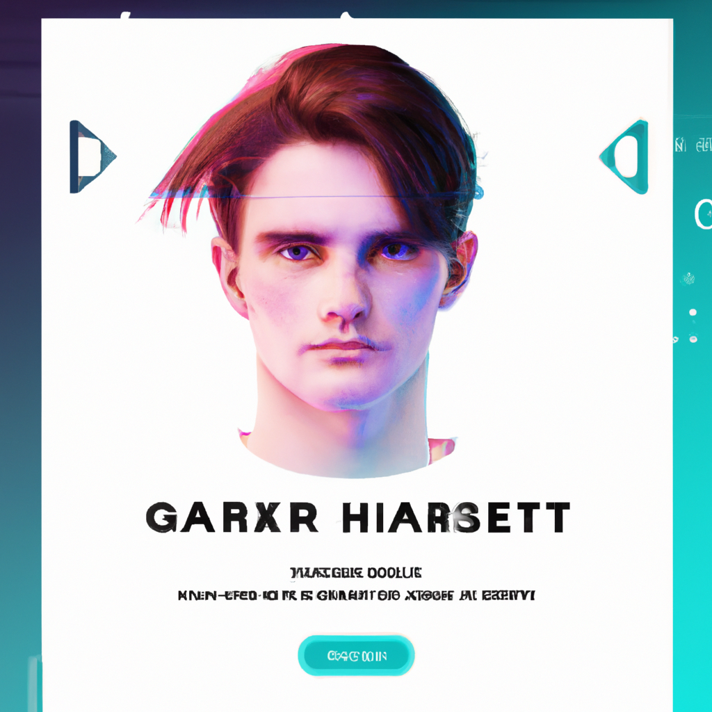 player portrait overlaid with HUD badge